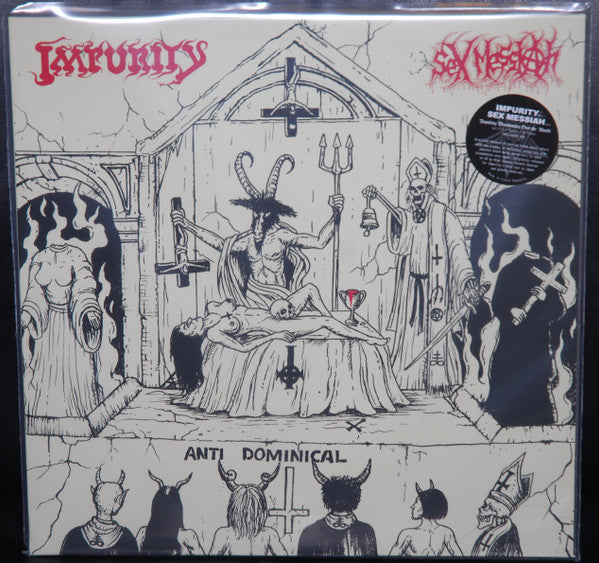 Impurity (2) / Sex Messiah : Vomiting Blasphemies Over The World (LP)