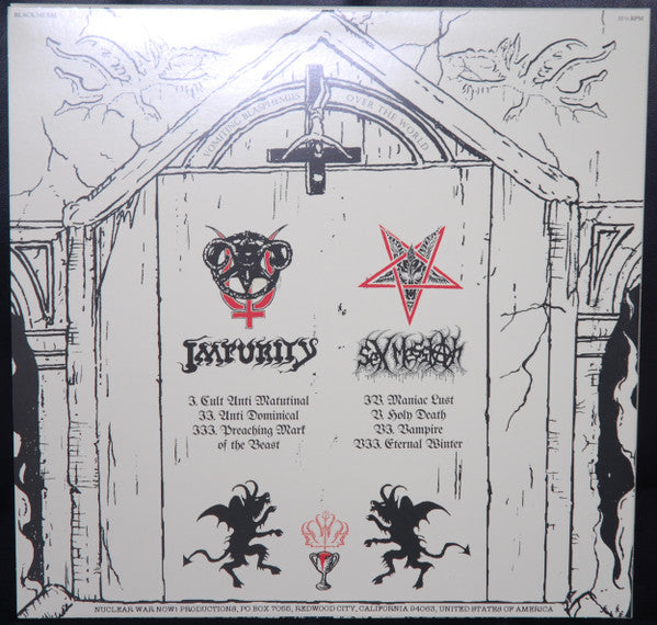 Impurity (2) / Sex Messiah : Vomiting Blasphemies Over The World (LP)