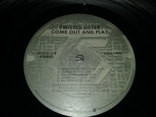 Twisted Sister : Come Out And Play (LP,Album,Limited Edition,Special Edition)