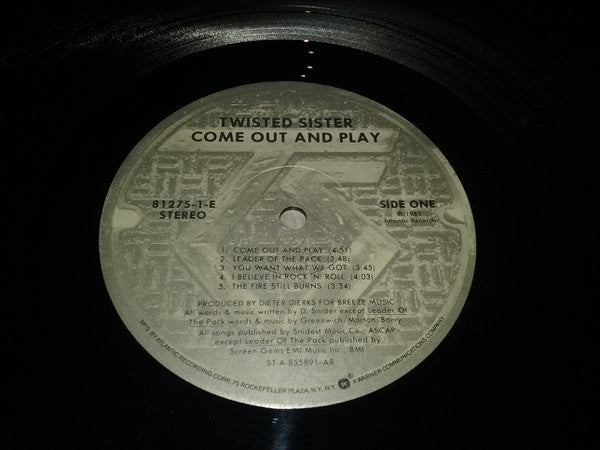 Twisted Sister : Come Out And Play (LP,Album,Limited Edition,Special Edition)