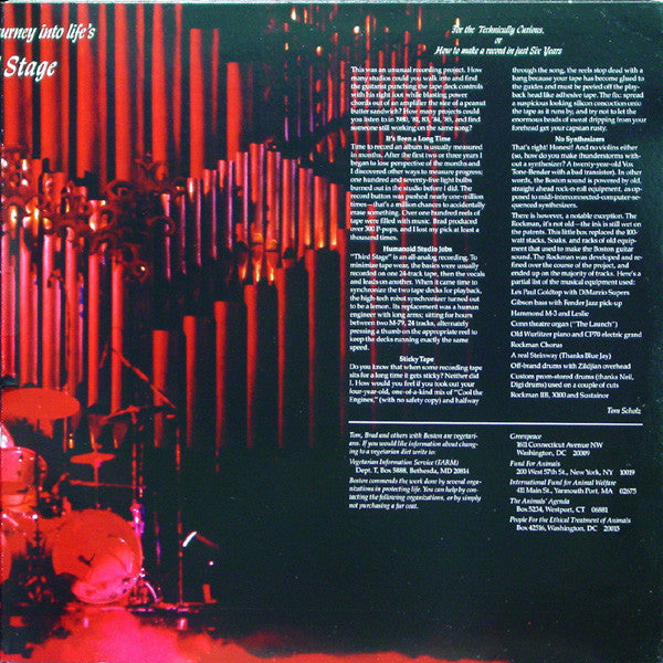 Boston : Third Stage (LP,Album)