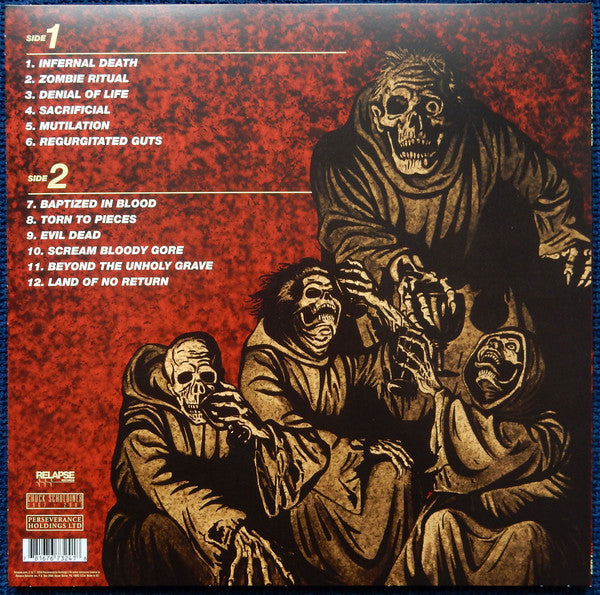 Death (2) : Scream Bloody Gore (LP,Album,Reissue,Remastered)