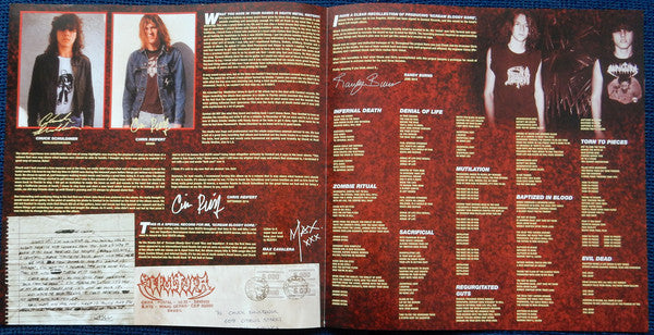 Death (2) : Scream Bloody Gore (LP,Album,Reissue,Remastered)