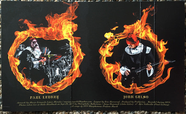 Profanatica :  The Curling Flame Of Blasphemy (Album,Stereo)