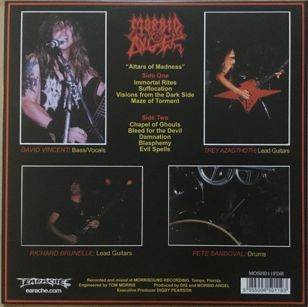 Morbid Angel : Altars Of Madness (LP,Album,Reissue,Remastered)