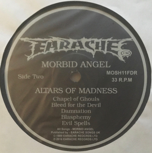Morbid Angel : Altars Of Madness (LP,Album,Reissue,Remastered)