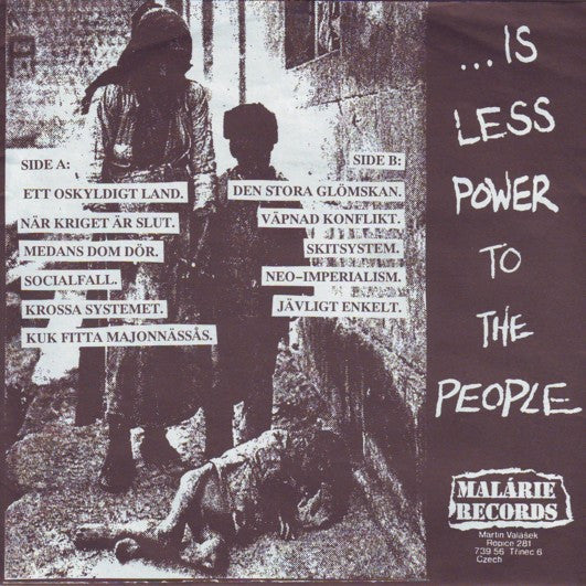 Diskonto : More Power To The Cops... Is Less Power To The People (7",33 ⅓ RPM,EP)