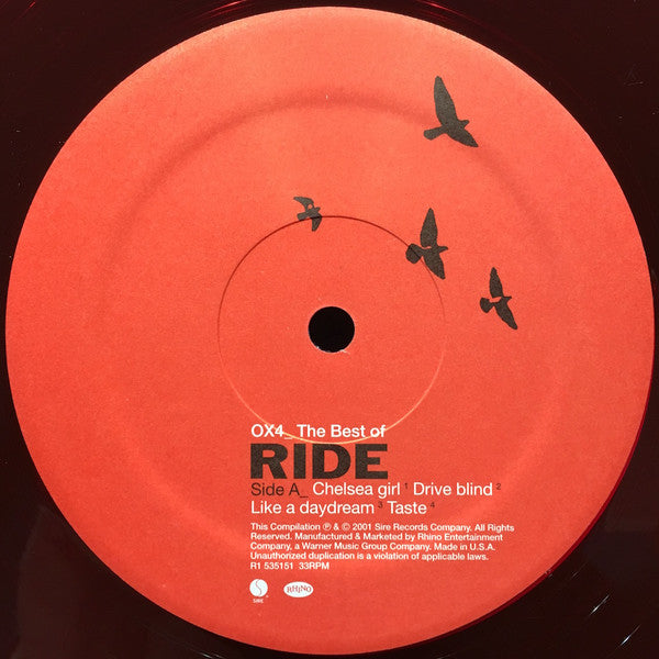 Ride : OX4_ The Best Of Ride (LP,Record Store Day,Compilation,Limited Edition,Reissue)