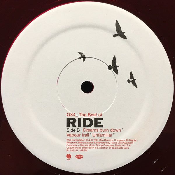 Ride : OX4_ The Best Of Ride (LP,Record Store Day,Compilation,Limited Edition,Reissue)