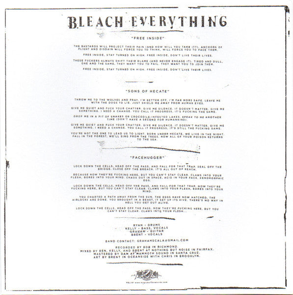 Bleach Everything : Free Inside (7",45 RPM,EP)