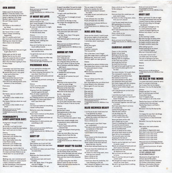 Madness : Madness (LP,Compilation,Club Edition)