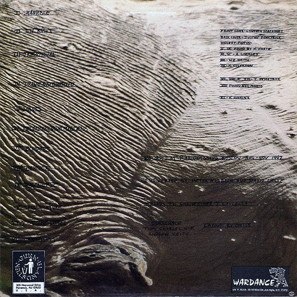 Rorschach (2) : Protestant (LP,Album)