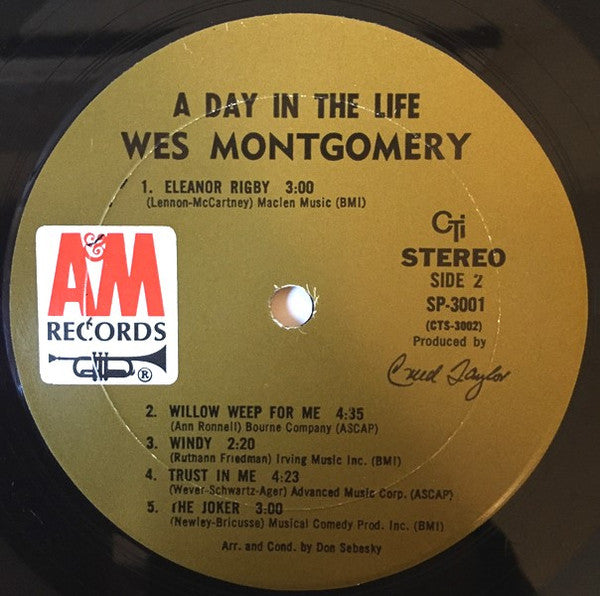 Wes Montgomery : A Day In The Life (LP,Album,Stereo)