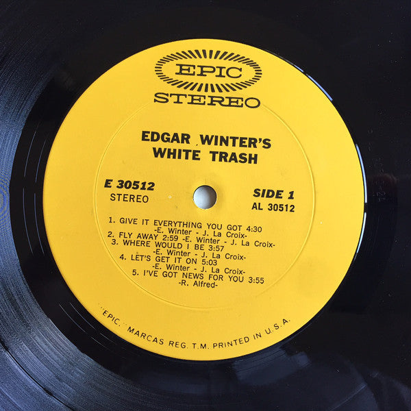 Edgar Winter's White Trash : Edgar Winter's White Trash (LP,Album)