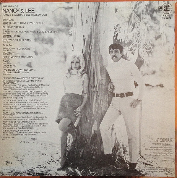 Nancy Sinatra & Lee Hazlewood : Nancy & Lee (LP,Album,Stereo)
