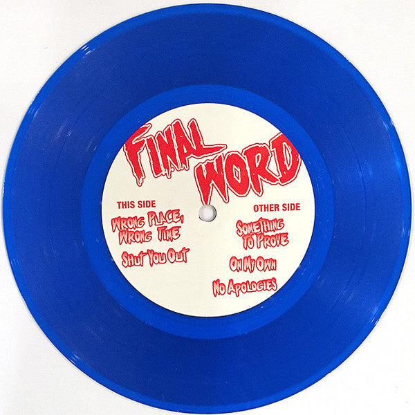 Final Word : Fools Like You (7",33 ⅓ RPM)