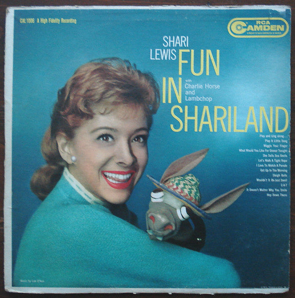 Shari Lewis With Lambchop (2) And Charlie Horse (2) : Fun In Shariland (LP,Album,Mono)