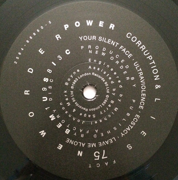New Order : Power, Corruption & Lies (LP,Album,Reissue,Repress)