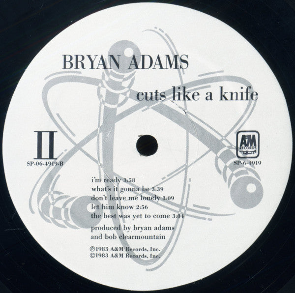Bryan Adams : Cuts Like A Knife (LP,Album)