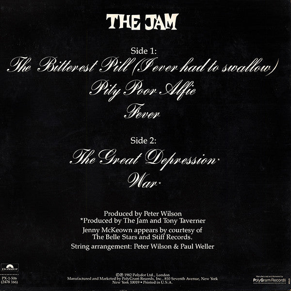 Jam, The : The Bitterest Pill (I Ever Had To Swallow) (12",33 ⅓ RPM,EP,Stereo)