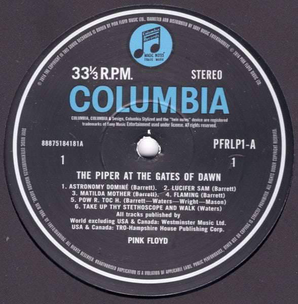 Pink Floyd : The Piper At The Gates Of Dawn (LP,Album,Reissue,Remastered,Stereo)
