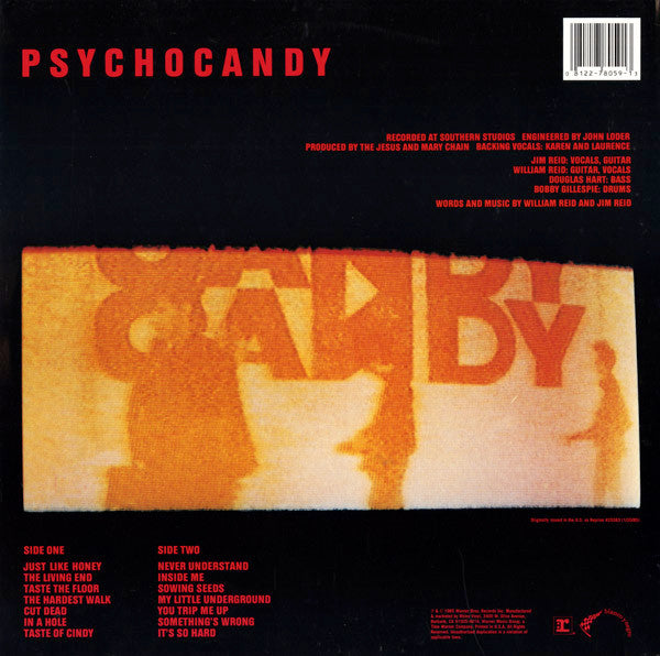 Jesus And Mary Chain, The : Psychocandy (LP,Album,Reissue)