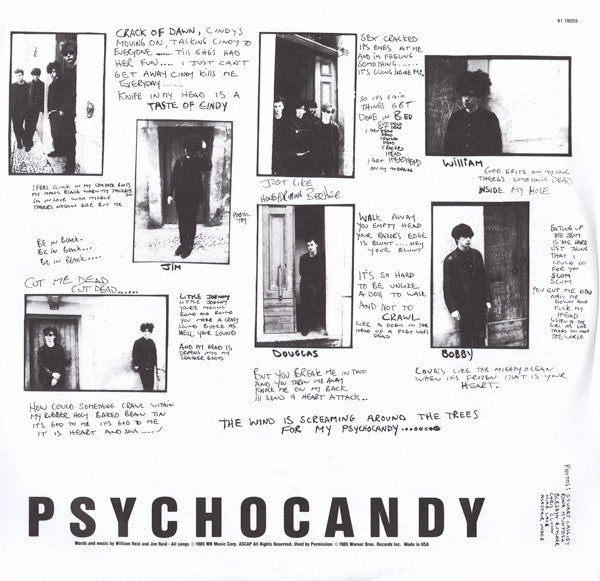 Jesus And Mary Chain, The : Psychocandy (LP,Album,Reissue)