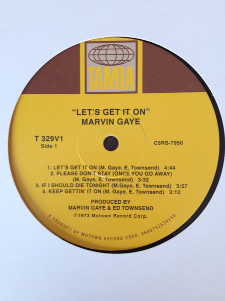 Marvin Gaye : Let's Get It On (LP,Album,Reissue)