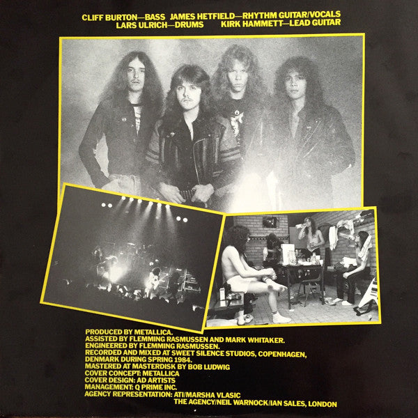 Metallica : Ride The Lightning (LP,Album,Reissue)