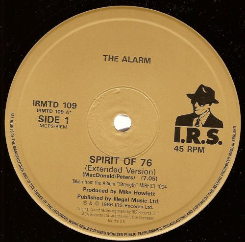 Alarm, The : Spirit Of '76 (12",45 RPM)