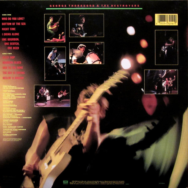 George Thorogood & The Destroyers : Live (LP,Album)