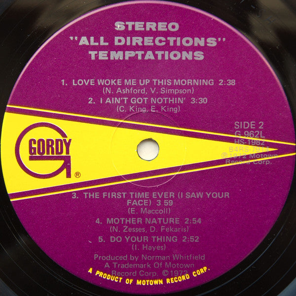 Temptations, The : All Directions (LP,Album)