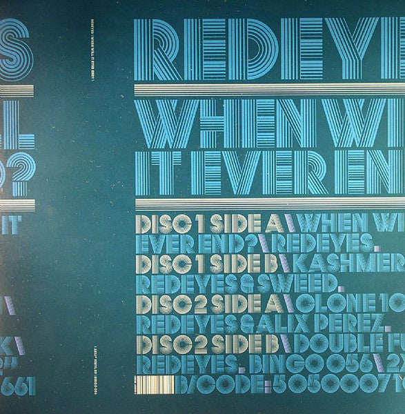 Redeyes : When Will It Ever End? (12",45 RPM,EP)