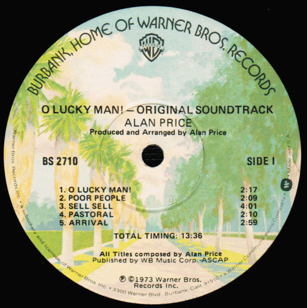 Alan Price : O Lucky Man! - Original Soundtrack (LP,Album,Reissue)