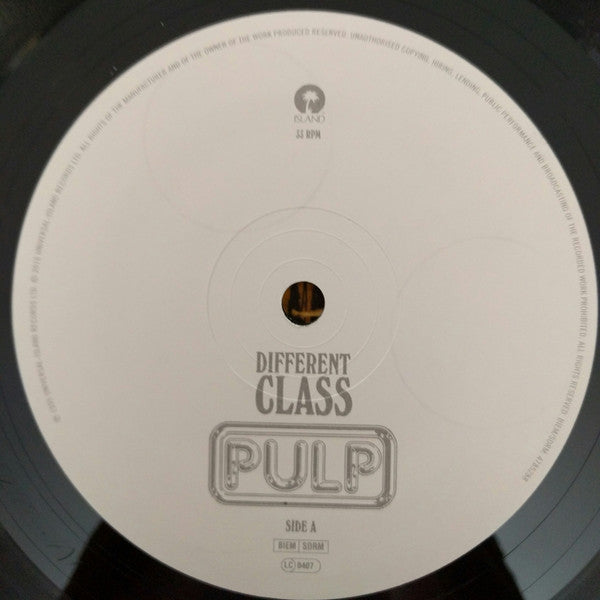 Pulp : Different Class (LP,Album,Reissue)