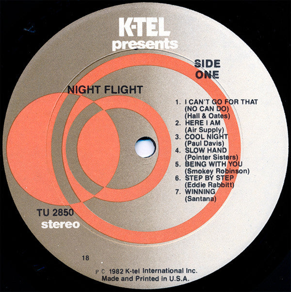 Various : Night Flight (LP,Compilation)