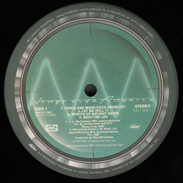 Wings (2) : Wings Over America (LP,Album)