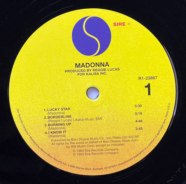 Madonna : Madonna (LP,Album,Reissue)