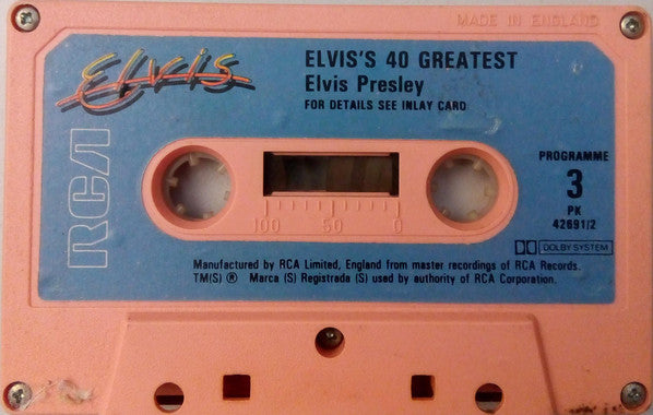 Elvis Presley : Elvis's 40 Greatest (Compilation)