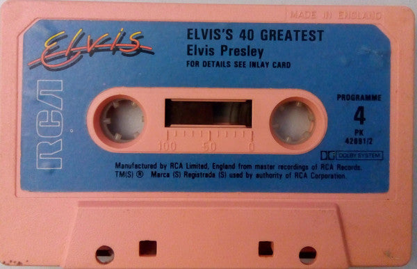 Elvis Presley : Elvis's 40 Greatest (Compilation)