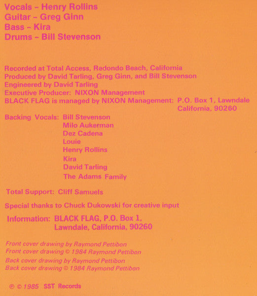 Black Flag : Loose Nut (LP,Album)