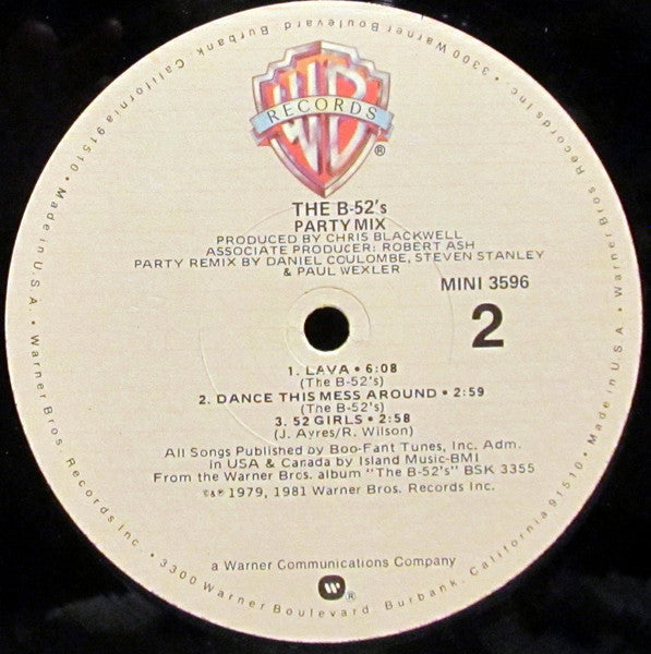 B-52's, The : Party Mix! (LP,Mini-Album,Mixed)