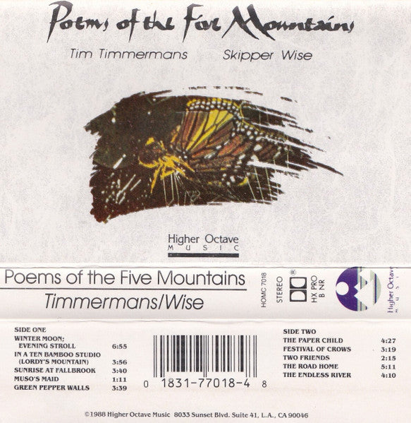Tim Timmermans, Skipper Wise :  Poems Of The Five Mountains (Album)