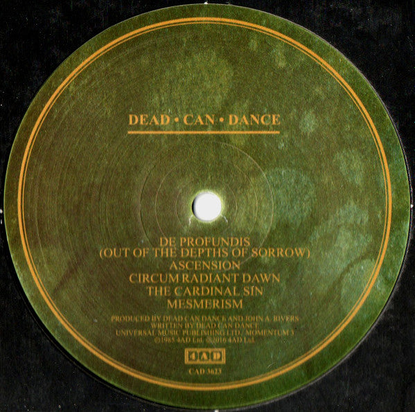 Dead Can Dance : Spleen And Ideal (LP,Album,Reissue)
