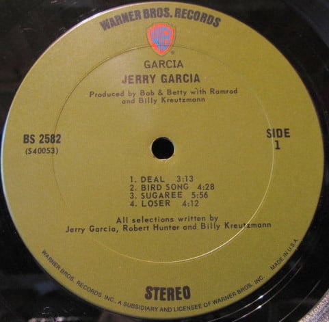 Jerry Garcia : Garcia (LP,Album)