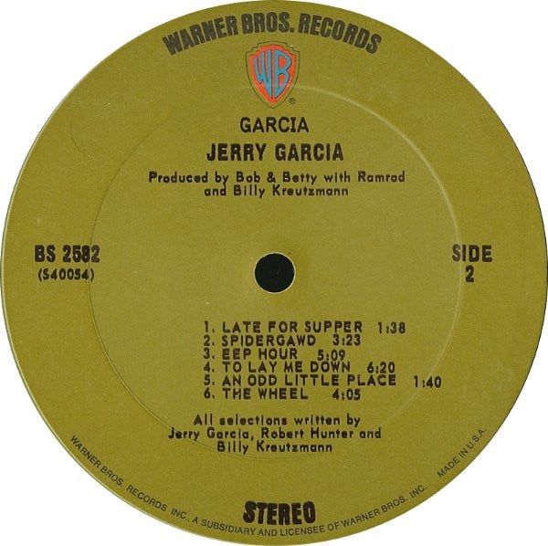 Jerry Garcia : Garcia (LP,Album)