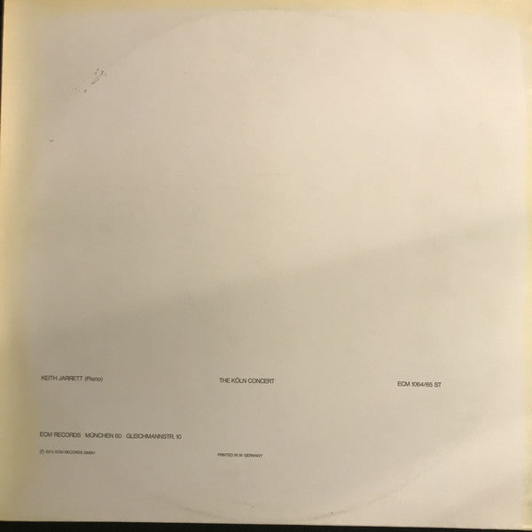 Keith Jarrett : The Köln Concert (LP,Album)