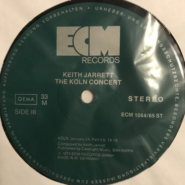 Keith Jarrett : The Köln Concert (LP,Album)