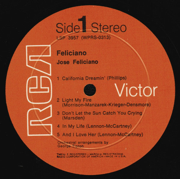 José Feliciano : Feliciano! (LP,Album,Repress,Stereo)