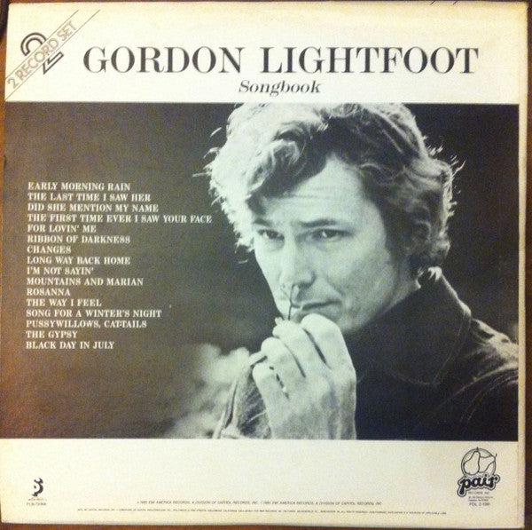 Gordon Lightfoot : Songbook (LP,Album,Compilation)